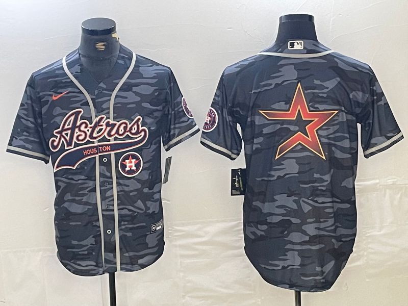Men Houston Astros Blank Camo Jointly 2024 Nike MLB Jersey style 6